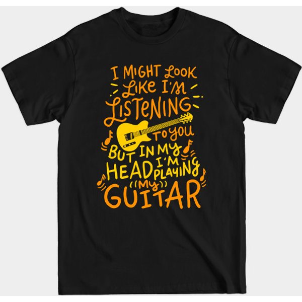 Funny Guitar Player T-Shirt Music Lover Guitarist Gift - Guitarists - T-Shirt-image