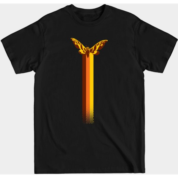 Mothra - Stripes - Robzilla - T-Shirt-image