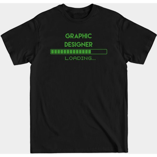 Graphic Designer Loading - Graphic Designer - T-Shirt-image