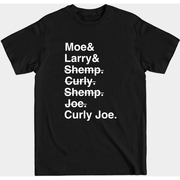 Stooges List - Three Stooges - T-Shirt-image