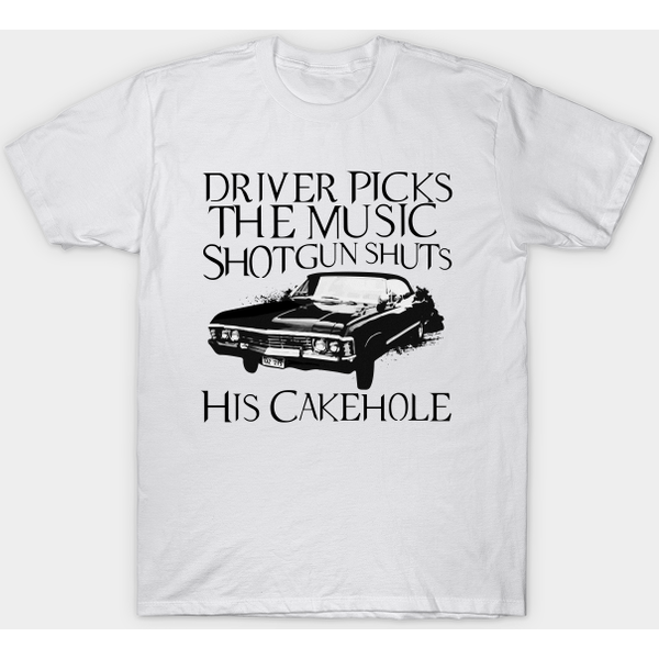 Driver Picks The Music - Supernatural - T-Shirt-image