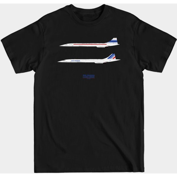 French Concorde - Concorde Airplane - T-Shirt-image
