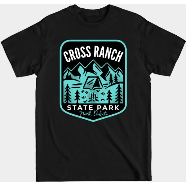 Cross Ranch State Park North Dakota - Cross Ranch State Park - T-Shirt-image