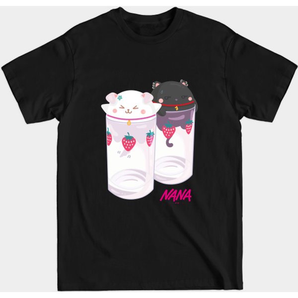 Nana &Amp; Hachi - Kawaii Version - Nana Anime - T-Shirt-image