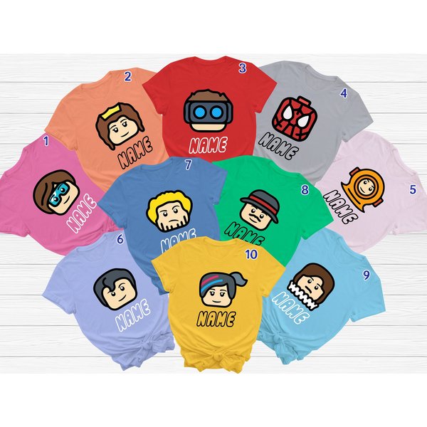 Legoland Family Matching Brick Movie Shirt-image