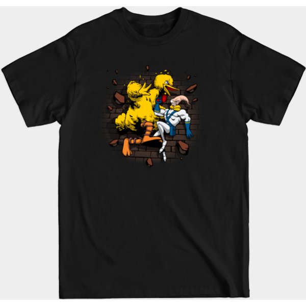Jim Gets The Bird - Earthworm Jim - T-Shirt-image