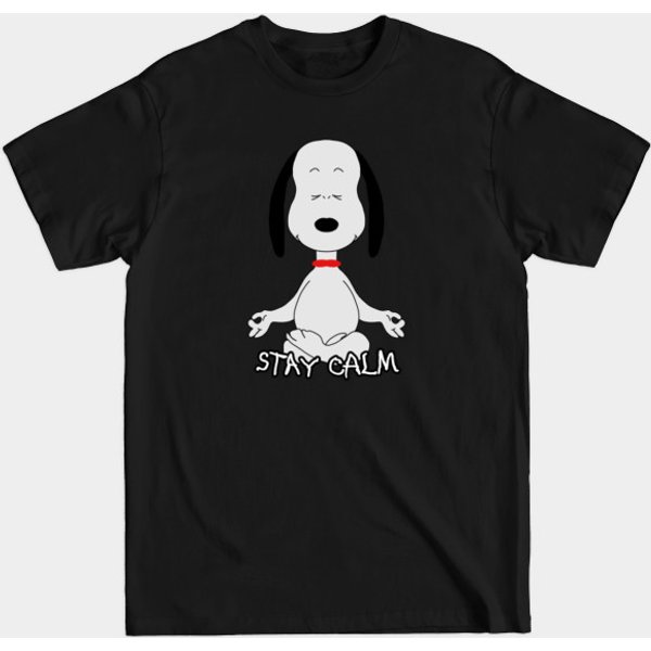 Stay Calm With Snoopy - Snoopy - T-Shirt-image