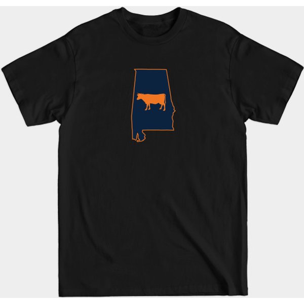 Cow College - The Plains - Cow - T-Shirt-image