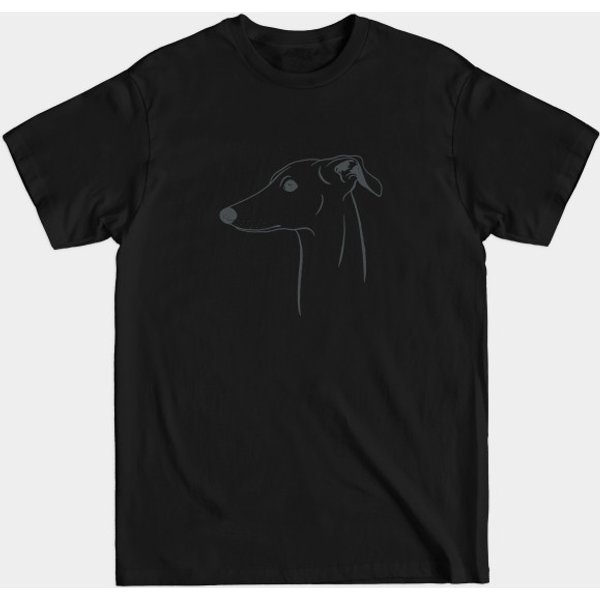 Italian Greyhound (Light Gray And Gray) - Italian Greyhound - T-Shirt-image