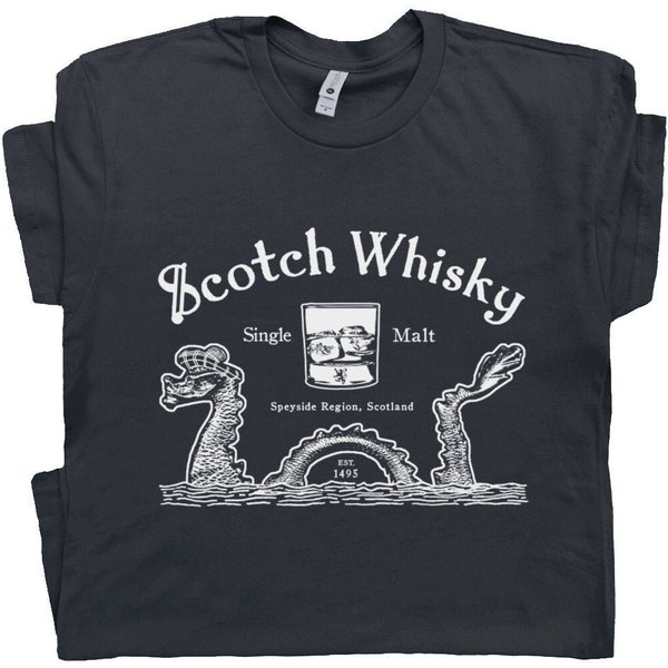 Scotch Whisky Tee - Anchorman Inspired Scottish Flag Shirt-image
