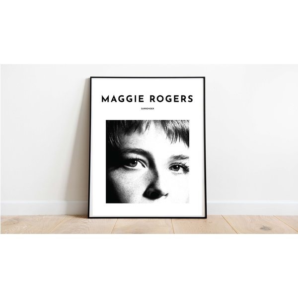 Maggie Rogers Surrender Album Inspired Art Poster, Maggie Rogers Music Art Poster-image