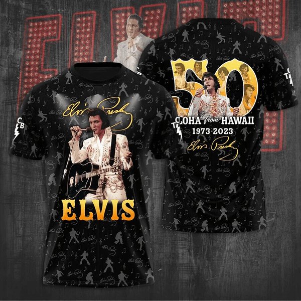 50 Years For A Legend Elvis Presley T-Shirt Christmas Gift For Fans-image