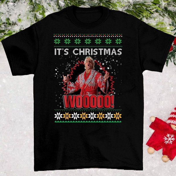 Ric Flair Christmas Shirt Gift Family T-Shirt-image