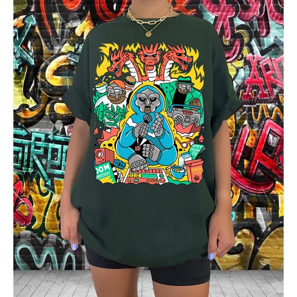 Vintage Dooom Madvillain T-Shirt, Mf Dooom Shirt-image