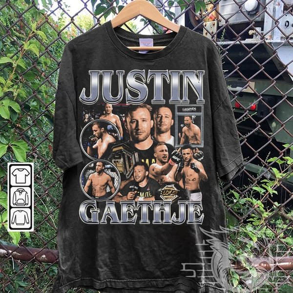 Boxing Shirt , Vintage Bootleg Style Justin Gaethje Shirt-image
