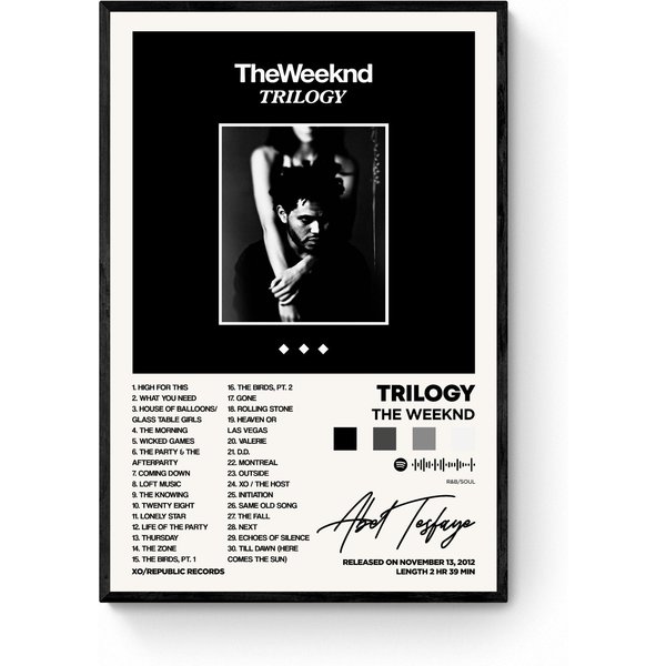 The Weekend Trilogy Album Cover Poster-image