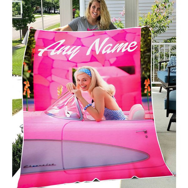 Personalized Custom Name Doll Movie Blanket-image