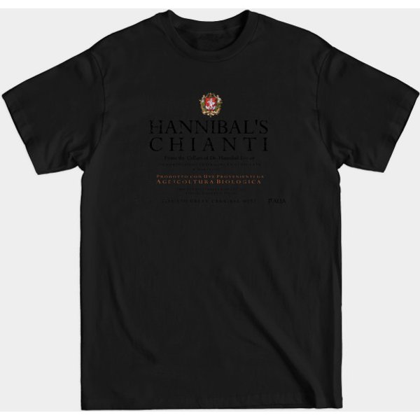 Hannibal Lecter'S Chianti Label - Silence Of The Lambs - T-Shirt-image