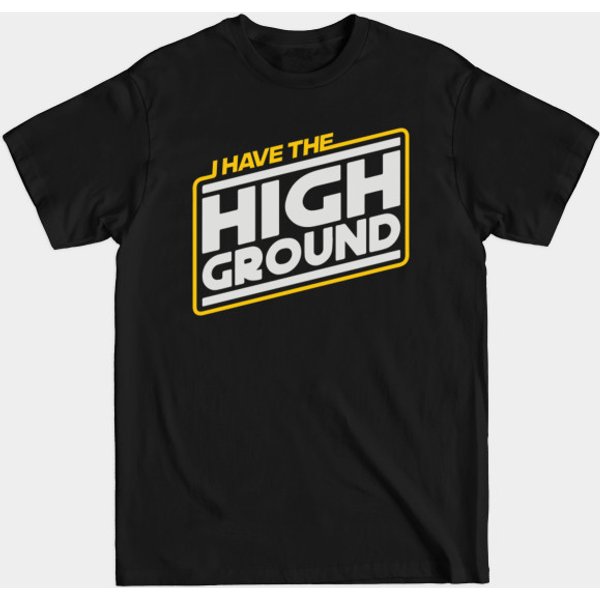 I Have The High Ground #Obiwan - Obi Wan Kenobi - T-Shirt-image