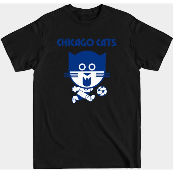 Defunct Chicago Cats Soccer 1975 - Chicago - T-Shirt-image