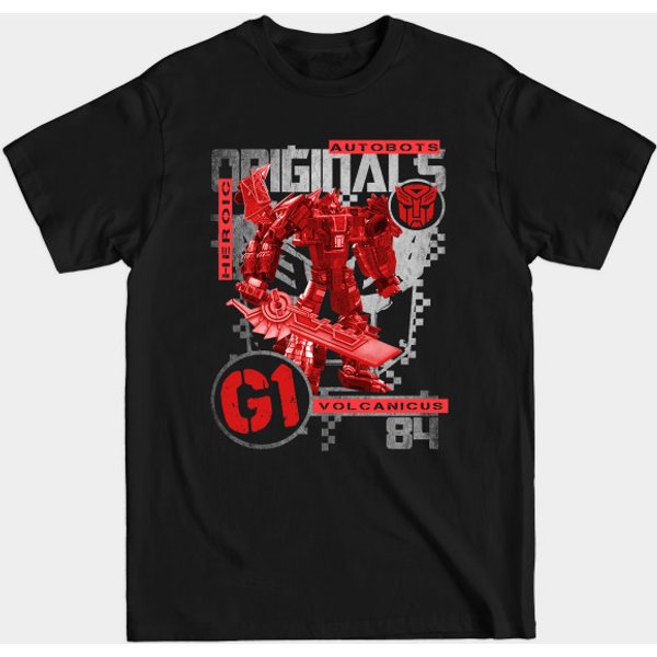G1 Originals - Volcanicus - Transformers - T-Shirt-image