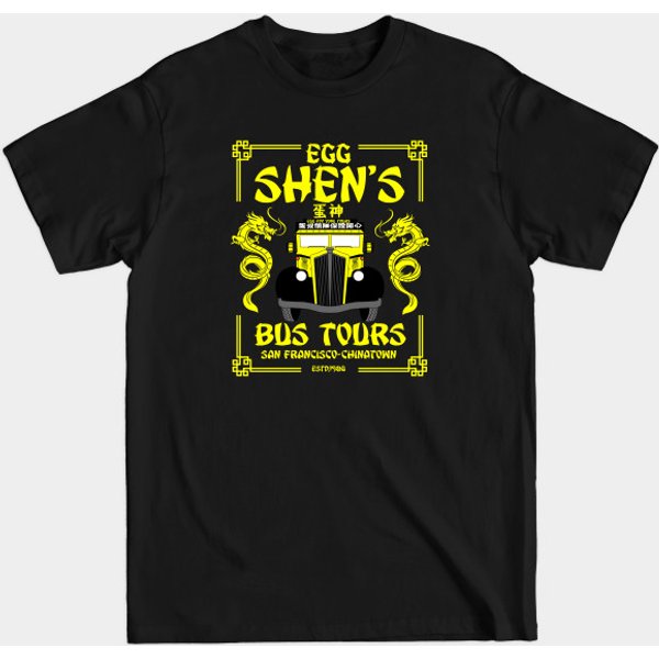 Egg Shen'S Bus Tours - Movies 80S - T-Shirt-image