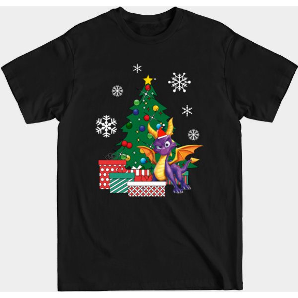 Spyro The Dragon Around The Christmas Tree - Spyro - T-Shirt-image