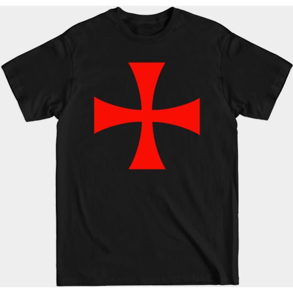 Knights Templar Cross - Templar - T-Shirt-image