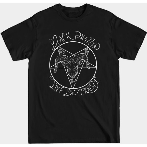 Black Phillip: &Quot;Live Deliciously&Quot; - Black Phillip - T-Shirt-image