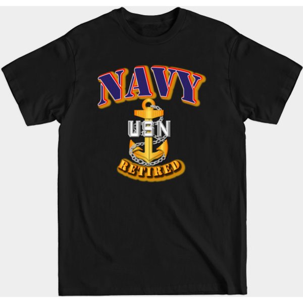 Navy - Cpo - Retired - Navy Cpo Retired - T-Shirt-image