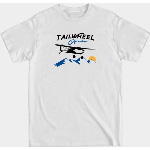 Tailwheel Adventurer On Light - Tailwheel - T-Shirt-image