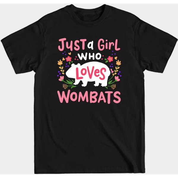 Wombat Lover Design T-Shirt-image