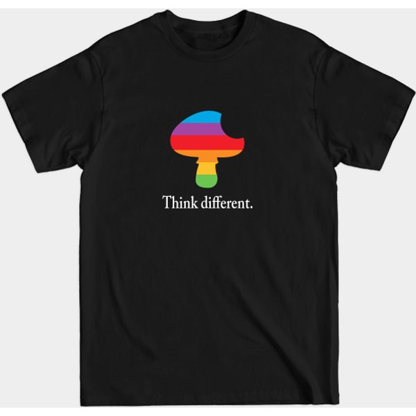 Think Different. - Mushroom - T-Shirt-image