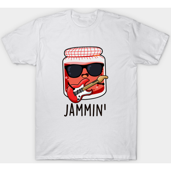 Jammin Cute Rocker Jam Pun - Jam Pun - T-Shirt-image