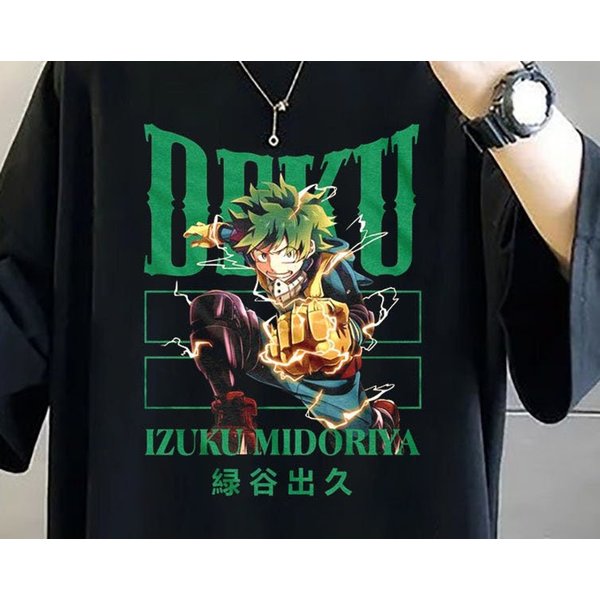 Deku,Izuku Midoriya My Hero Academia Tshirt Anime Unisex,Tshirt Manga Unisex-image
