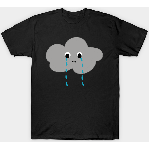 Sad Cloud - Sad - T-Shirt-image