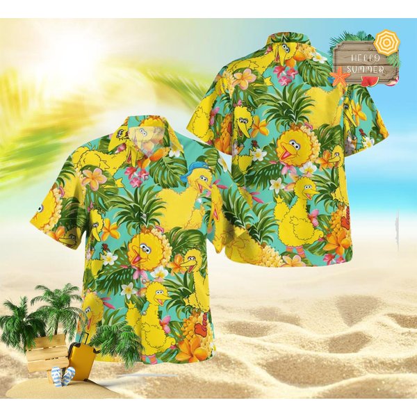 Big Bird Tropical Hawaiian Shirt-image