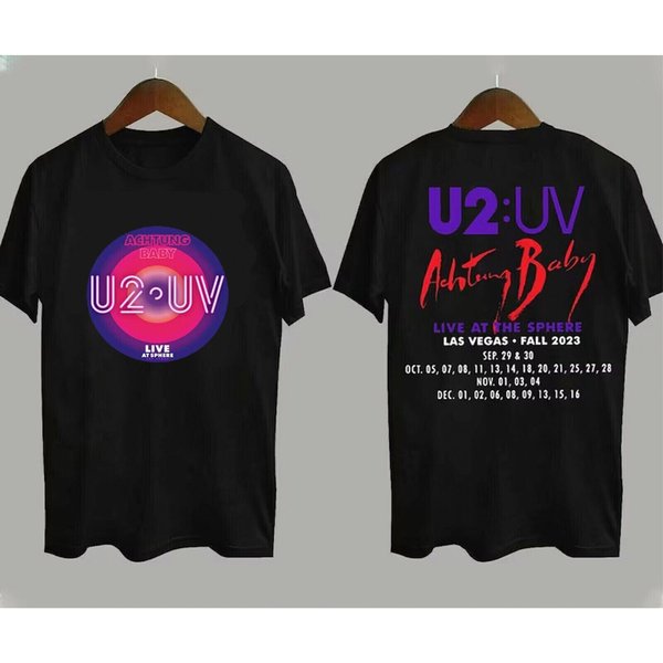 U2 Las Vegas 2 Side Shirt, U2 Ultraviolet Sphere 2023-image