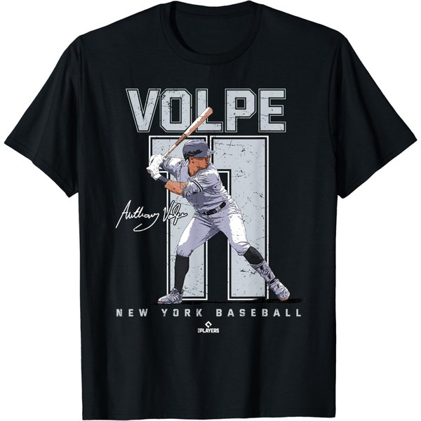 Number And Portrait Anthony Volpe New York T-Shirt-image