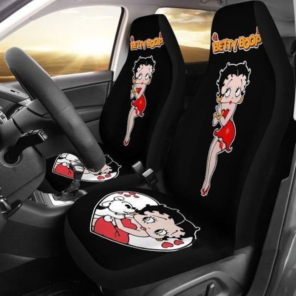 Betty Boop Lover Car Seat Cover, Betty Boop Car Seat Protector-image