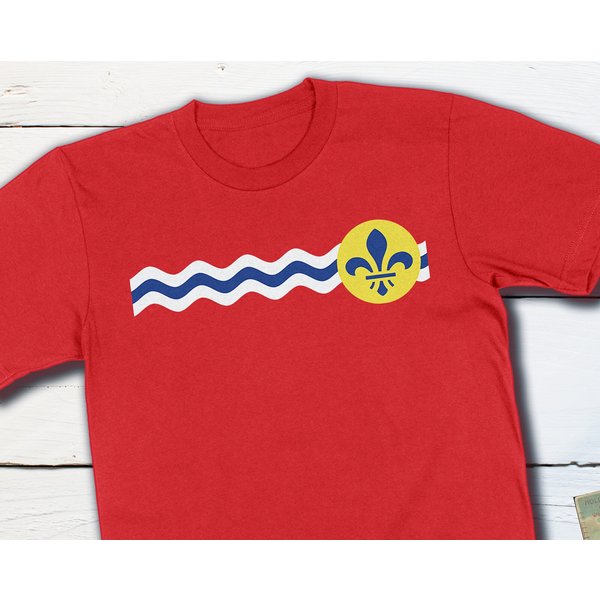 St Louis Shirts - St Louis Missouri City Flag Shirt-image