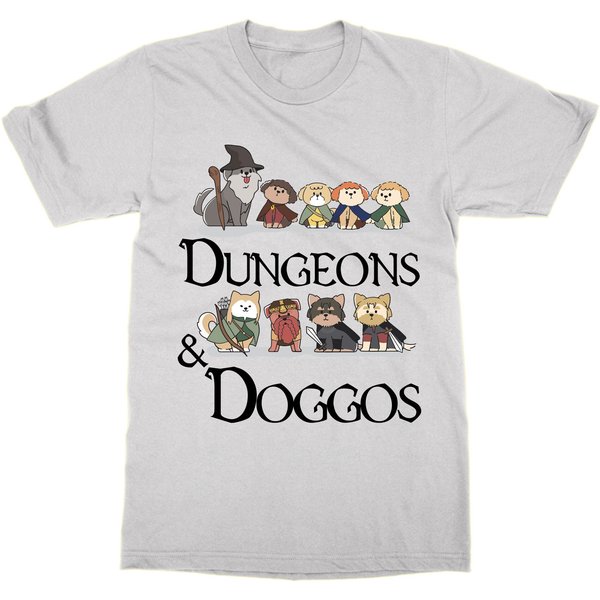 Dungeons & Doggos T Shirt, Dungeons And Dragons-image