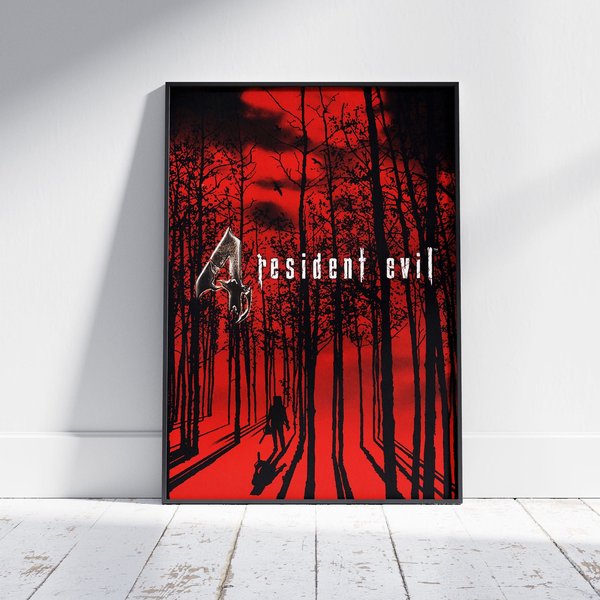 Poster Resident Evil 4 - Artwork Cover Capcom (2005) Poster-image