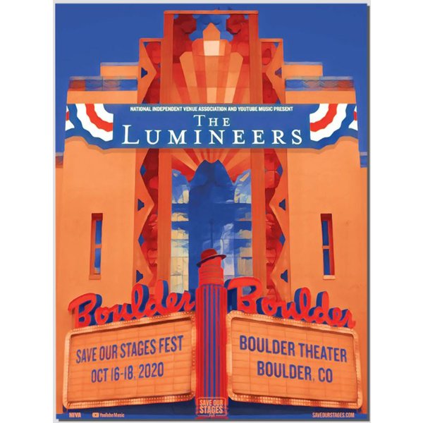 The Lumineers Live At Boulder Theater Poster-image