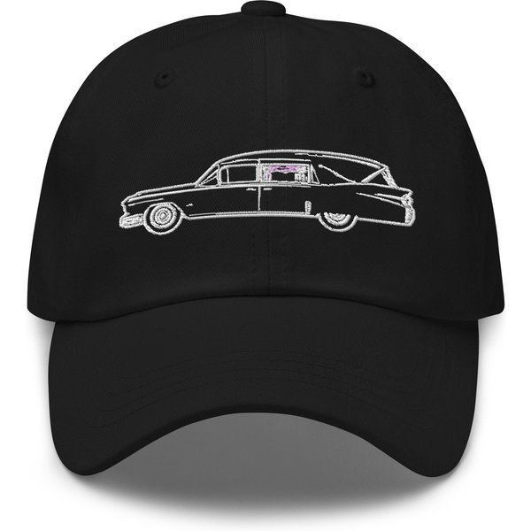 Hearse Funeral Car Baseball Cap