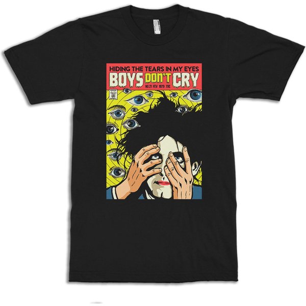 The Cure Boys Don't Cry Art T-Shirt, Robert Smith Shirt-image