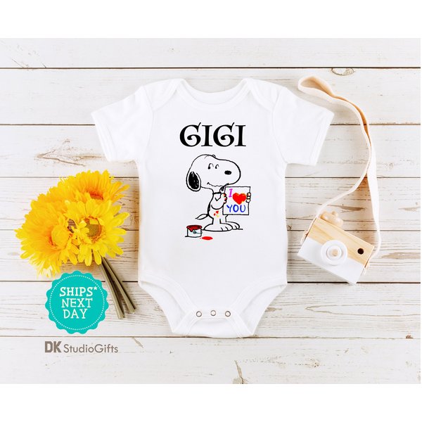 Gigi I Love You Baby Onesie-image