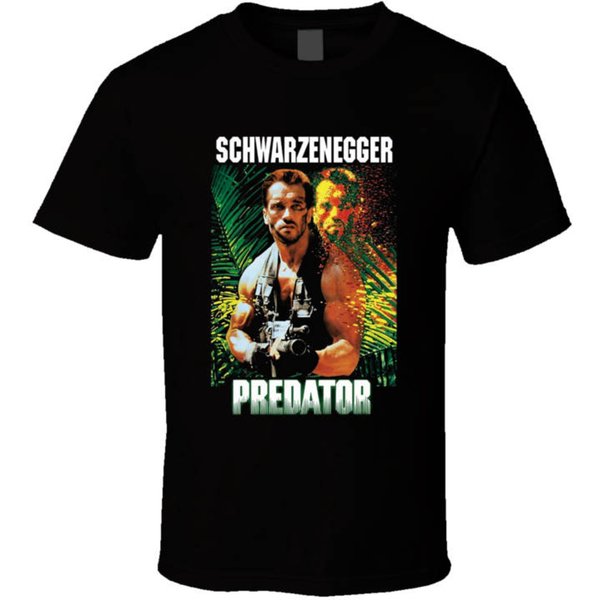 Predator Schwarzenegger Action Movie T Shirt-image