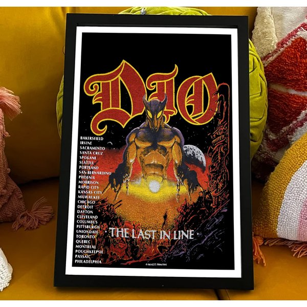 Dio The Last In Line Tour Vintage Poster-image