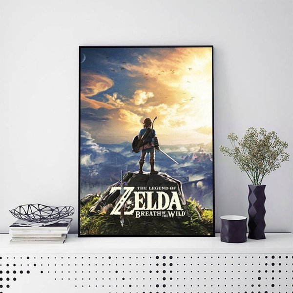 The Legend Of Zelda Breath Of The Wild Hyrule Video Gaming Poster-image